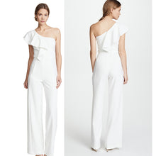 Load image into Gallery viewer, The Tetris White Toga Jumpsuit