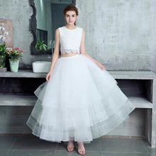 Load image into Gallery viewer, The Aura Wedding Bridal Crop Top Maxi &amp; Skirt (Customisable) - WeddingConfetti
