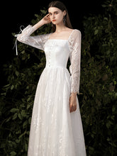 Load image into Gallery viewer, The Polliana Wedding Bridal Illusion Sleeves Gown