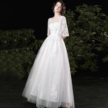 Load image into Gallery viewer, The Russel Wedding Bridal Flare Sleeves Lace Gown