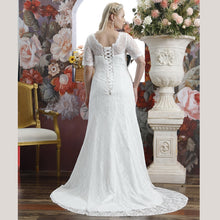 Load image into Gallery viewer, The Lilette Wedding Bridal Lace Sleeves Gown
