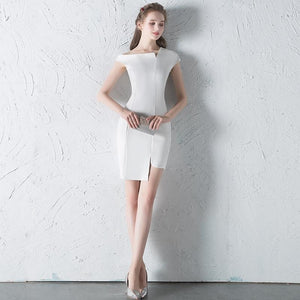 The Julie Short White Dress