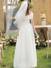 Load image into Gallery viewer, The Ragnhild Wedding Bridal Off Shoulder Bow Gown