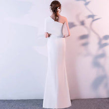 Load image into Gallery viewer, The Leia Toga White Gown - WeddingConfetti