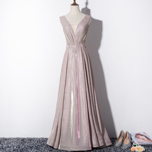 Load image into Gallery viewer, The Cailey Iridescent Sleeveless Gown