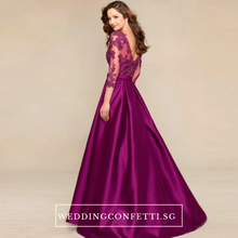 Load image into Gallery viewer, The Dandelion Long Lace Sleeves Dress / Gown - WeddingConfetti