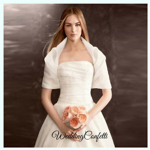 Wedding Bridal Overlay / Bolero Jacket - WeddingConfetti