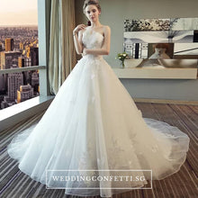 Load image into Gallery viewer, The Henreitta Wedding Bridal Tube White Gown - WeddingConfetti