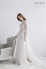 Load image into Gallery viewer, The Lorde Bohemian High Neck Bridal Gown - WeddingConfetti