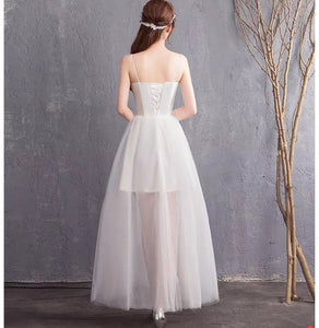 The Steffia Wedding Bridal Sleeveless Satin Dress