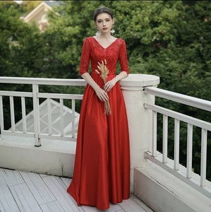The Farisha Long Sleeves Gown (Various Colours)
