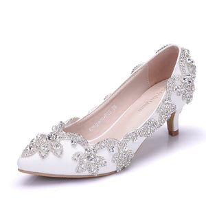 The Grecia Wedding Bridal Crystal Heels