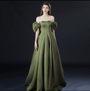 The Philippa Off Shoulder Gown (Available in 3 Colours)