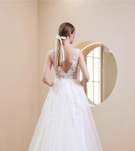 Load image into Gallery viewer, The Gracelyn Wedding Bridal Lace Sleeveless Gown
