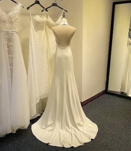 The Gael Wedding Bridal Halter Dress