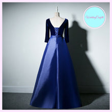 Load image into Gallery viewer, The Yolanda Royal Long Sleeves Dress (Available in 3 colours) - WeddingConfetti