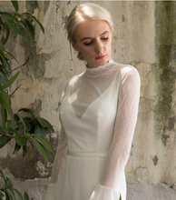 Load image into Gallery viewer, The Willow Bohemian Wedding Long Sleeves Dress - WeddingConfetti