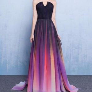The Elie Saab Inspired Purple Ombre Tube - WeddingConfetti