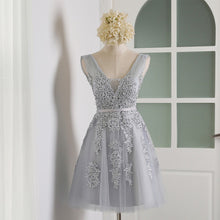 Load image into Gallery viewer, The Talitha Grey/Pink/Red/Blue Lace Sleeveless Dress - WeddingConfetti