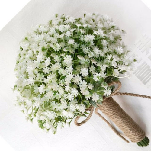Wedding Flower Baby's Breath Bouquet - WeddingConfetti
