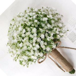 Wedding Flower Baby's Breath Bouquet - WeddingConfetti