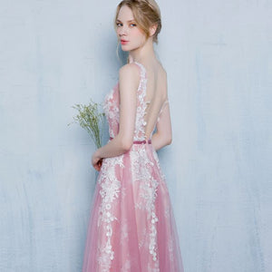 The Selena Pink / Grey / Beige Tulle Dress (Available in 3 colours) - WeddingConfetti