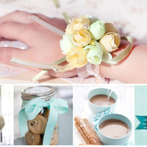 Wedding Flower Wrist Corsages - WeddingConfetti