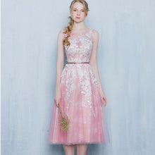 Load image into Gallery viewer, The Selena Pink / Grey / Beige Tulle Dress (Available in 3 colours) - WeddingConfetti