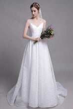Load image into Gallery viewer, The Kerrelyn Wedding Bridal Sleeveless Lace Dress - WeddingConfetti