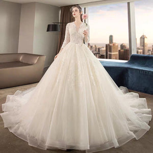 The Yasalyn Wedding Bridal Lace Gown - WeddingConfetti