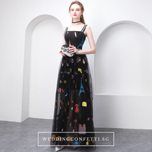 Load image into Gallery viewer, The Amanica Sleeveless Black Dress  - WeddingConfetti
