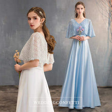 Load image into Gallery viewer, The Lorde Drape Sleeves Gown (Available in 8 colours) - WeddingConfetti