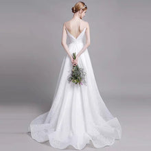 Load image into Gallery viewer, The Kerrelyn Wedding Bridal Sleeveless Lace Dress - WeddingConfetti