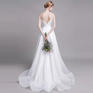 The Kerrelyn Wedding Bridal Sleeveless Lace Dress - WeddingConfetti