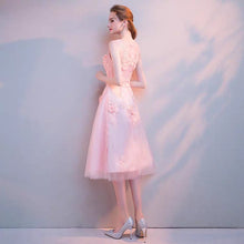 Load image into Gallery viewer, The Riley Pink/Champagne Sleeveless Tulle Gown - WeddingConfetti