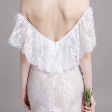 Load image into Gallery viewer, The Winslet Wedding Bridal Off Shoulder Lace Dress - WeddingConfetti
