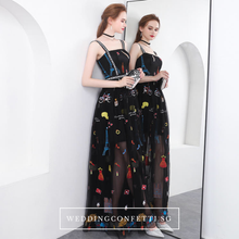Load image into Gallery viewer, The Amanica Sleeveless Black Dress  - WeddingConfetti