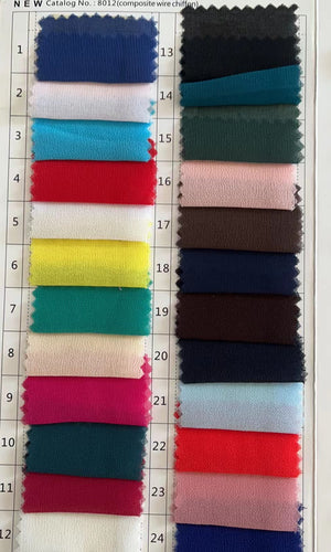 Composite Wire Chiffon Colour Chart