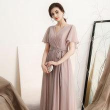Load image into Gallery viewer, The Daphne Bridesmaid Chiffon Dress (Customisable)
