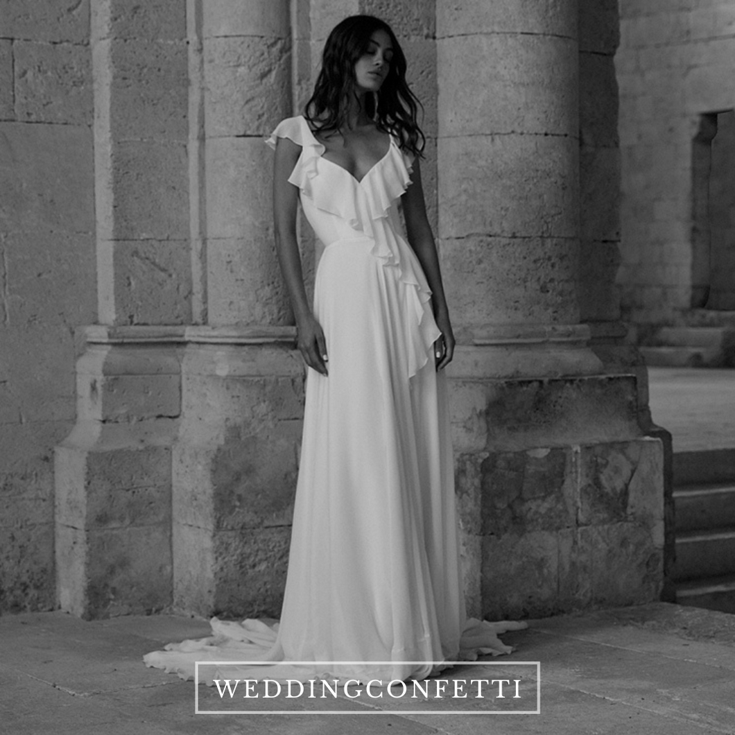 The Penelope Wedding Bridal Satin Gown