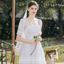 Load image into Gallery viewer, The Veralyn Wedding Bridal Short Sleeves Gown