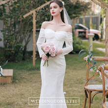 Load image into Gallery viewer, The Leselle Wedding Bridal Off Shoulder Gown