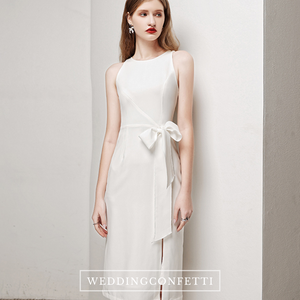 The Yasmin White Sleeveless Dress