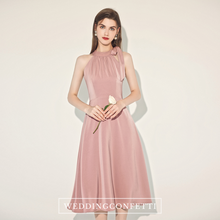 Load image into Gallery viewer, The Yolanda Pink Halter Dress