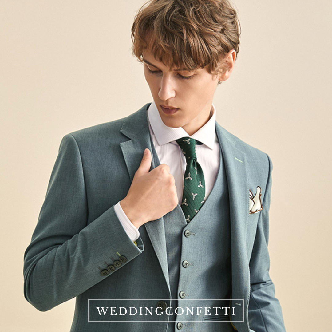 Teal 2025 suit vest