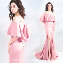 Load image into Gallery viewer, The Henriette Pink Off Shoulder Gown