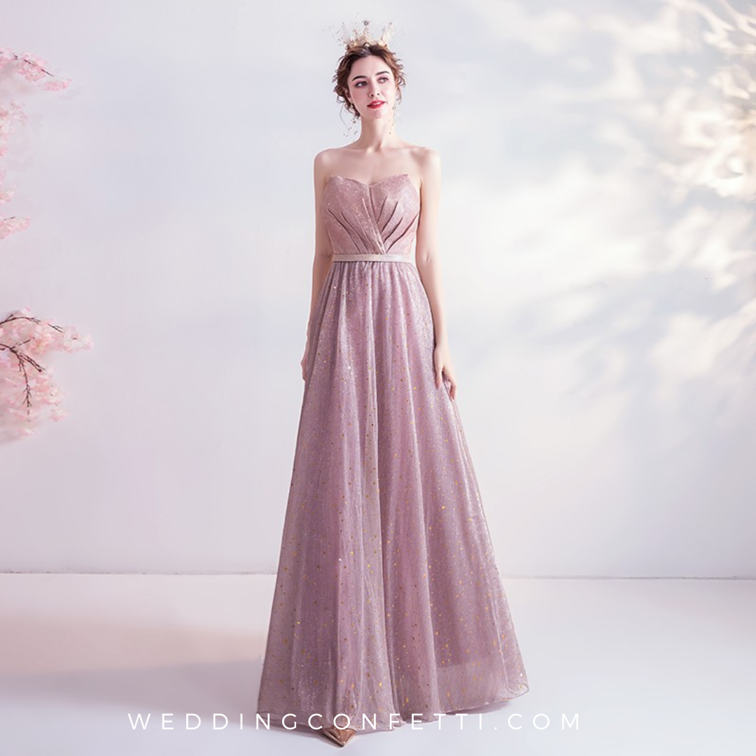 Baby pink tube dress hot sale