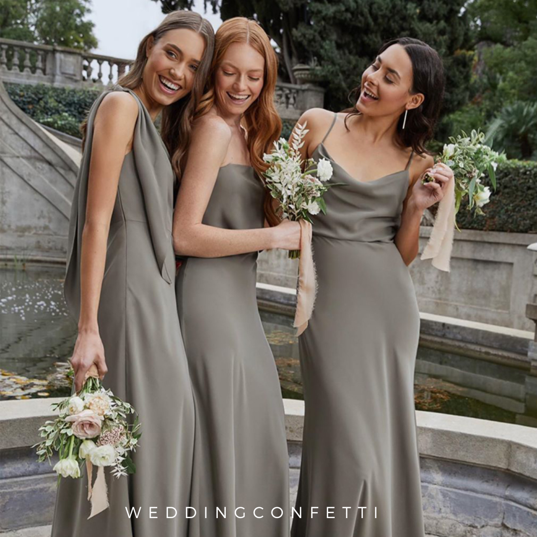 Cheap satin bridesmaid on sale dresses