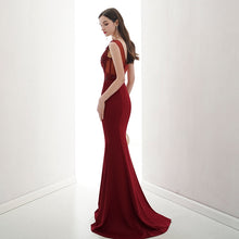 Load image into Gallery viewer, The Jaymee Red Mermaid Gown