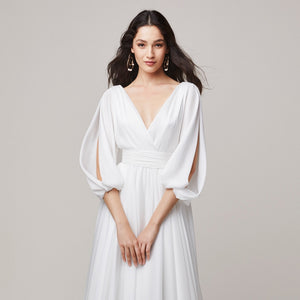 The Hera Wedding Bridal Long Sleeve Gown